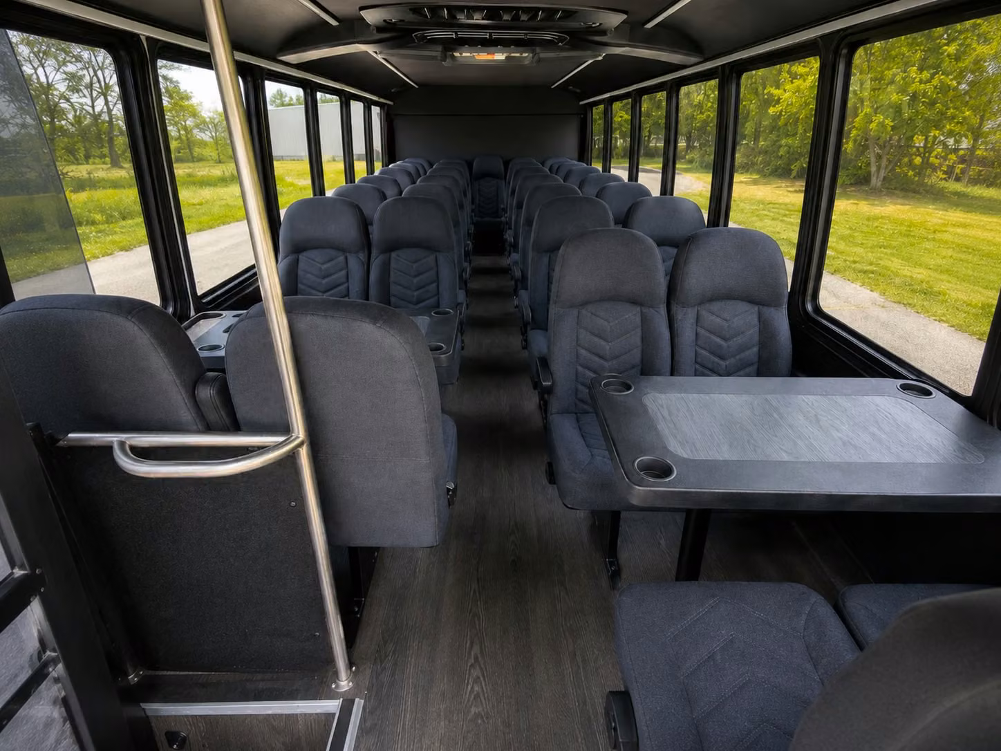 18 passenger minibus inside