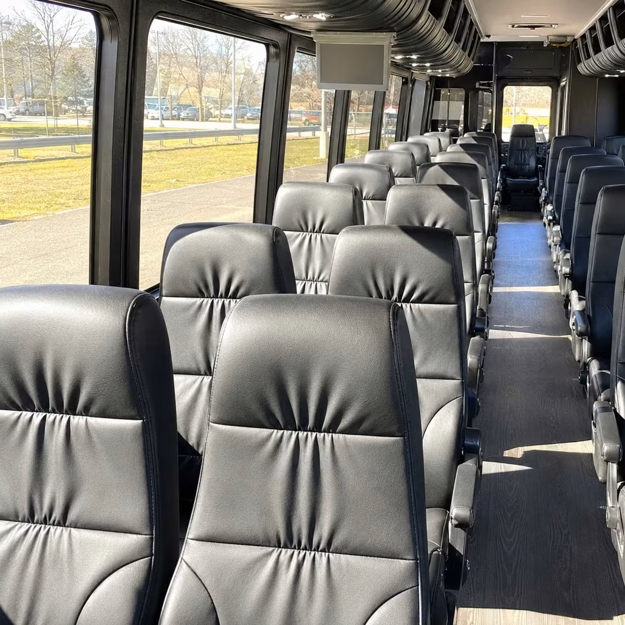 35 passenger minibus inside