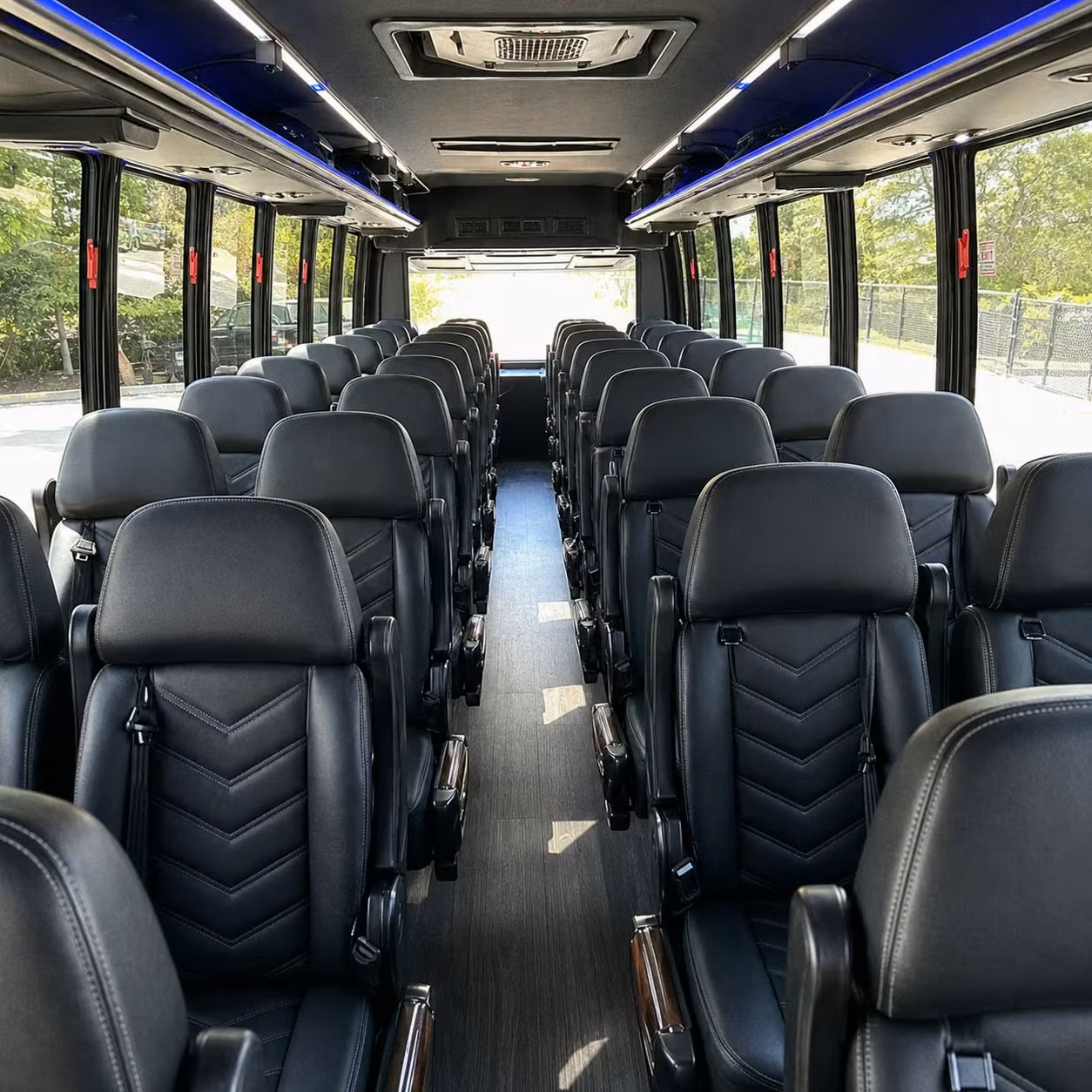 35 passenger minibus interior