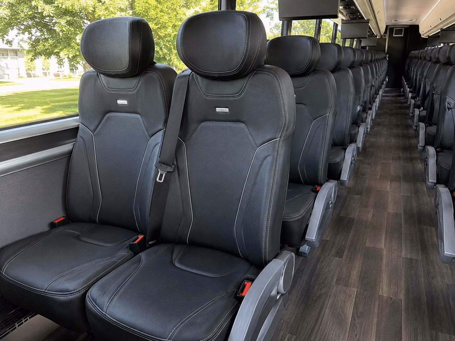 pembroke pines charter bus rental interior
