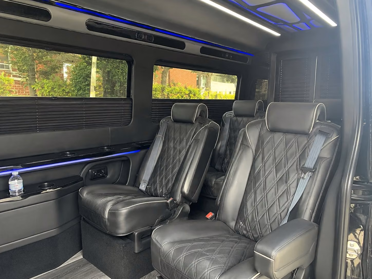 sprinter van with driver inside